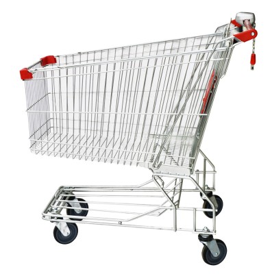 Brooks 180 Ltr. Metal Shopping Trolley with lock 